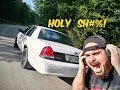 LOUD AF!!! Rear Cat Delete on The Crown Vic Sounds Like a Monster Truck, Pops Like a Rally Car!