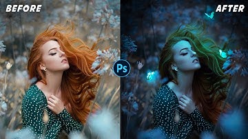 Creating a glow effect in 2 minutes | photoshop tutorial