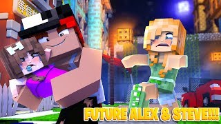 Minecraft TEEN ALEX'S NEW BORN BABY IS TAKEN AWAY!!! Future Life of Alex & Steve