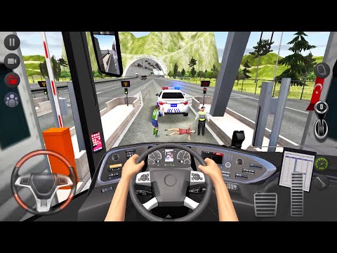 Long City Bus Driver 🚍🔥 Bus Simulator : Ultimate Multiplayer! Bus Wheels  Games Android 