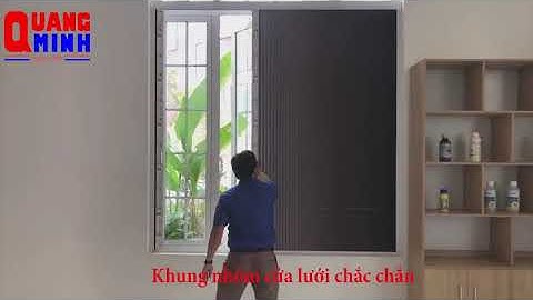 Cửa lưới chống muỗi kết hợp rèm cản nắng Quang Minh