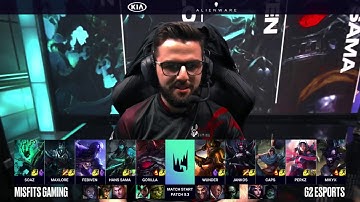 Misfits vs G2 eSports | Week 5 Day 1 of S9 LEC Spring 2019 | MSF vs G2 W5D1 (Highlights)