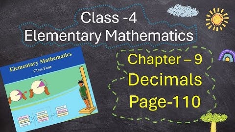 Class 4 Math Chapter 9 Page 110 English Version    @Matrixmindyt