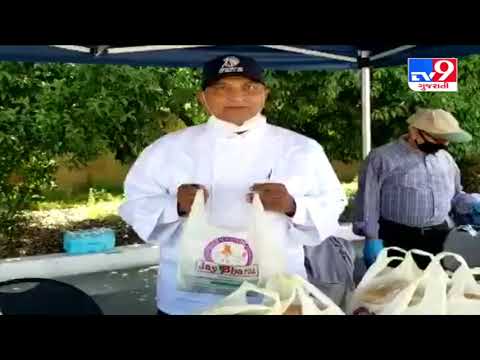 Corona crisis: Volunteers of eminent Indo-American groups in USA distributing food packets to needy