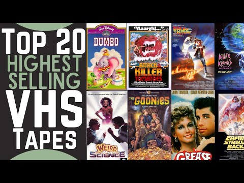 Which VHS Tapes Sell for the Most Money in 2023? These are the Top 20 Based on Ebay Sales