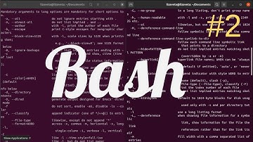 Bash | Командная строка Linux. Работа с директориями, файлами.