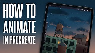 How To Make an Animated GIF in Procreate (Lo-Fi Style) | #SHORTS