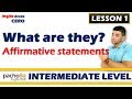 Lesson 1 – What are they? Affirmative Statements with Professions / Comprehension