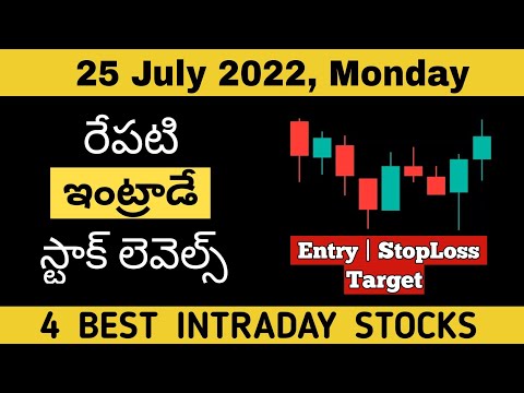 Daily Best Intraday Stocks || 25 JULY 2022 || Stocks to Trade Tomorrow || తెలుగులో