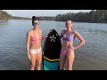 Wake surfing with bailey and kairazy