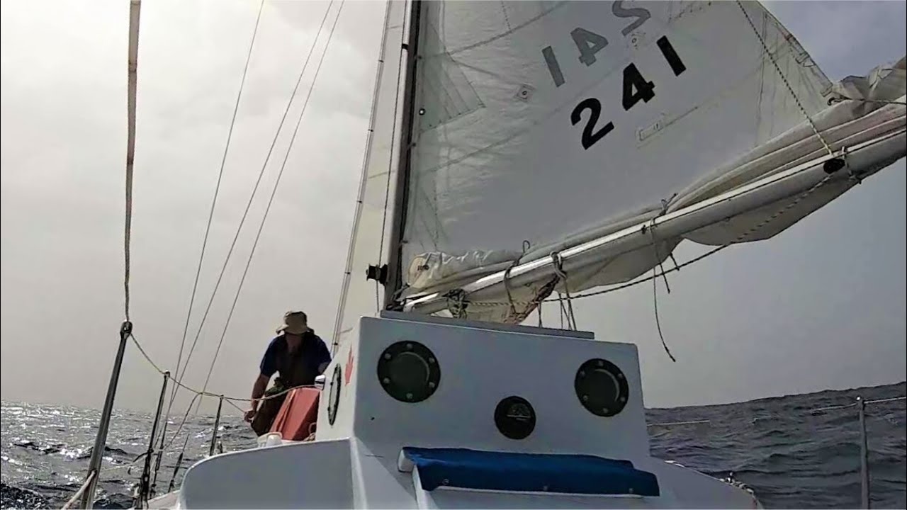 Ep. 30 Crossing the Atlantic Solo from East to West in a small boat, Contessa 26, Pt 4