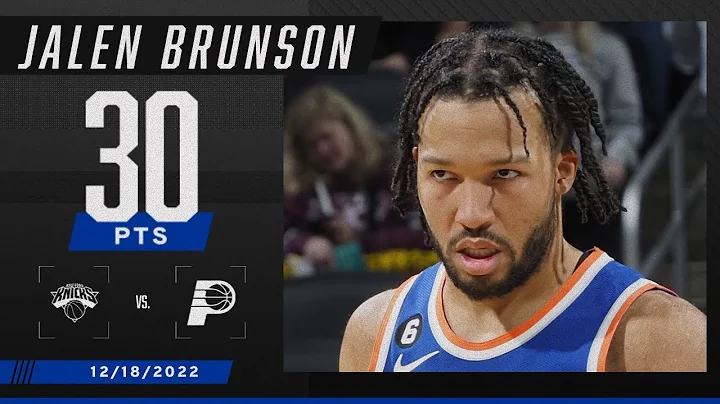 Jalen Brunson drops FIFTH 30-PT game of season in ...