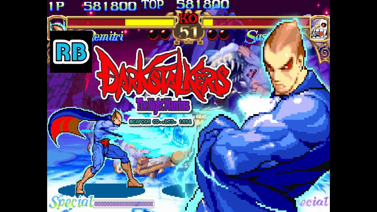 1994 60fps Darkstalkers pts Demitri All Youtube