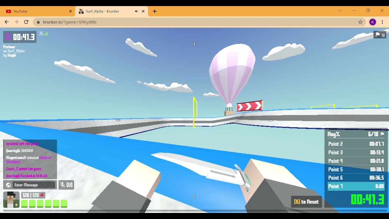 Surf Alpha Krunker Run Personal Best