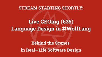 Live CEOing Ep 635: Language Design Review of CodeTree DataStructure