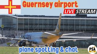 🔴SOMETHING DIFFERENT FOR FRIDAY🔴GUERNSEY AIRPORT for live plane spotting and chat