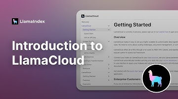Introduction to LlamaCloud