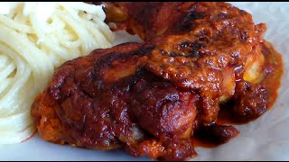 Oven-baked Chicken in Adobo Sauce