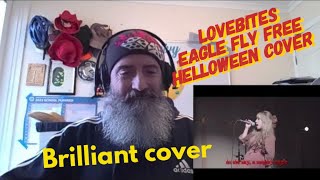 Lovebites - Eagle fly free (Helloween cover) - old metalhead reacts