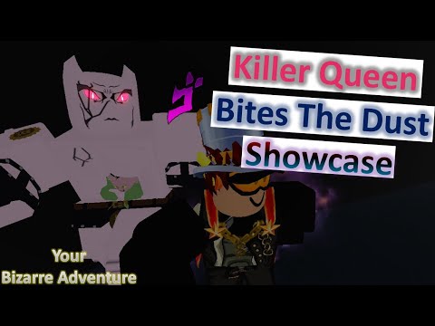 Killer Queen Bites The Dust Showcase Your Bizarre Adventure Roblox Youtube - killer queen bites the dust shadow roblox