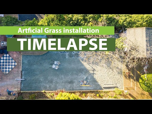 Timelapse: Artificial Grass Installation | Perfect Grass Ltd