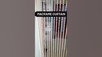 Macrame curtain ❤️❤️ like share and subscribe my YouTube channel 👍👍 #macramemakers #craft #diy
