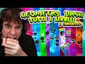 PROVO la SFIDA IMPOSSIBILE di GEOMETRY DASH!! (TUTTI i LIVELLI in 1 TENTATIVO)