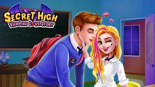 Secret High School Vampire Love Story First Date ❤ - Dress Up & Make Up Beauty Salon Game For Girls screenshot 1