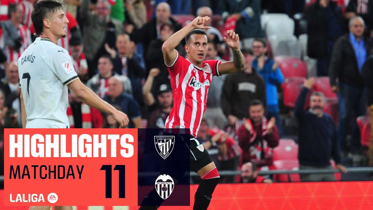 Resumen de Athletic Club vs Valencia CF (2-2)