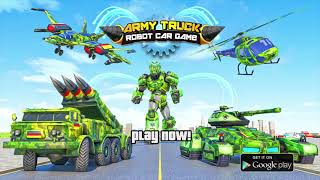 Army Truck Robot Car Game -Transforming Robot Game (Early Access) screenshot 5