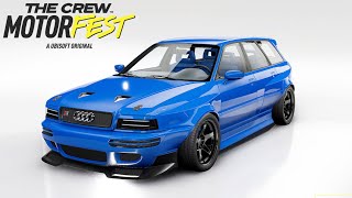 The Crew Motorfest Audi RS2 Avant Customisation & Pro Settings