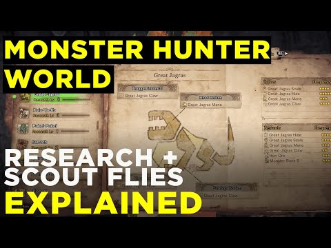 Monster Hunter World - Research Levels & Scout Flies Explained