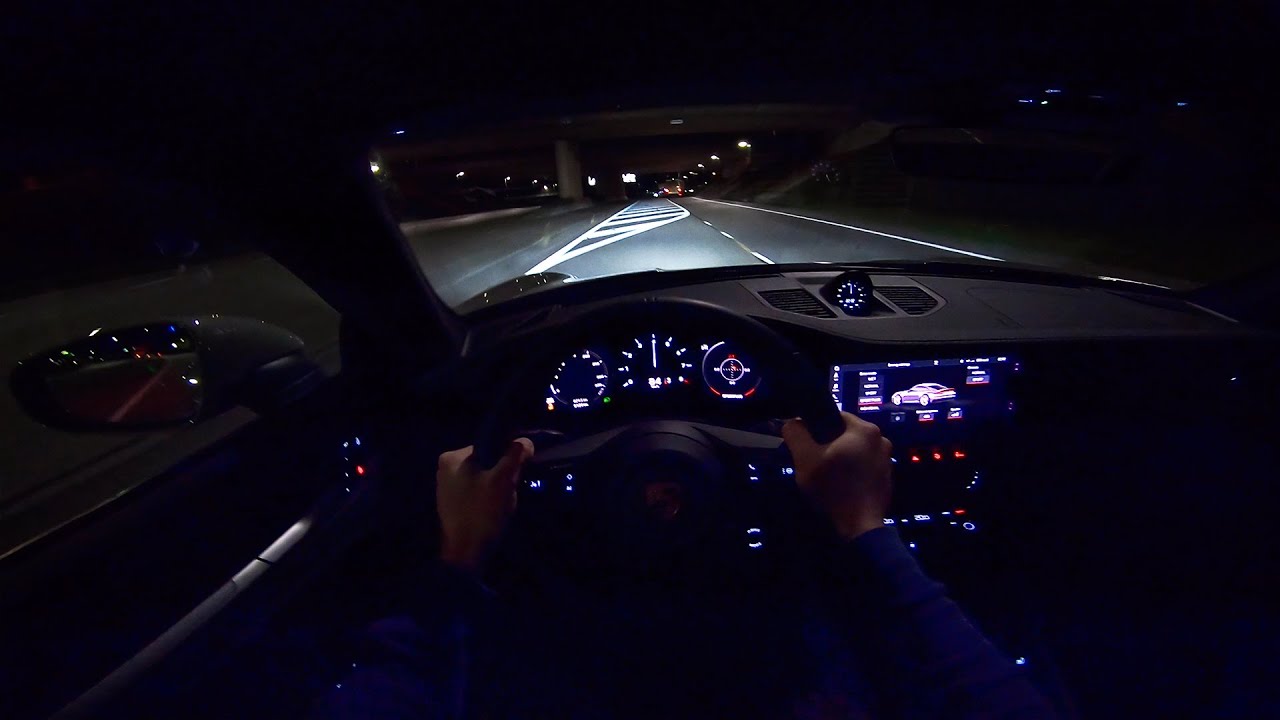 New Porsche 911 992 Carrera 4s Night Drive Pov By Autotopnl