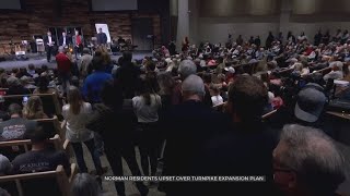 Norman Residents Oppose Turnpike Expansion In Town Hall Meeting