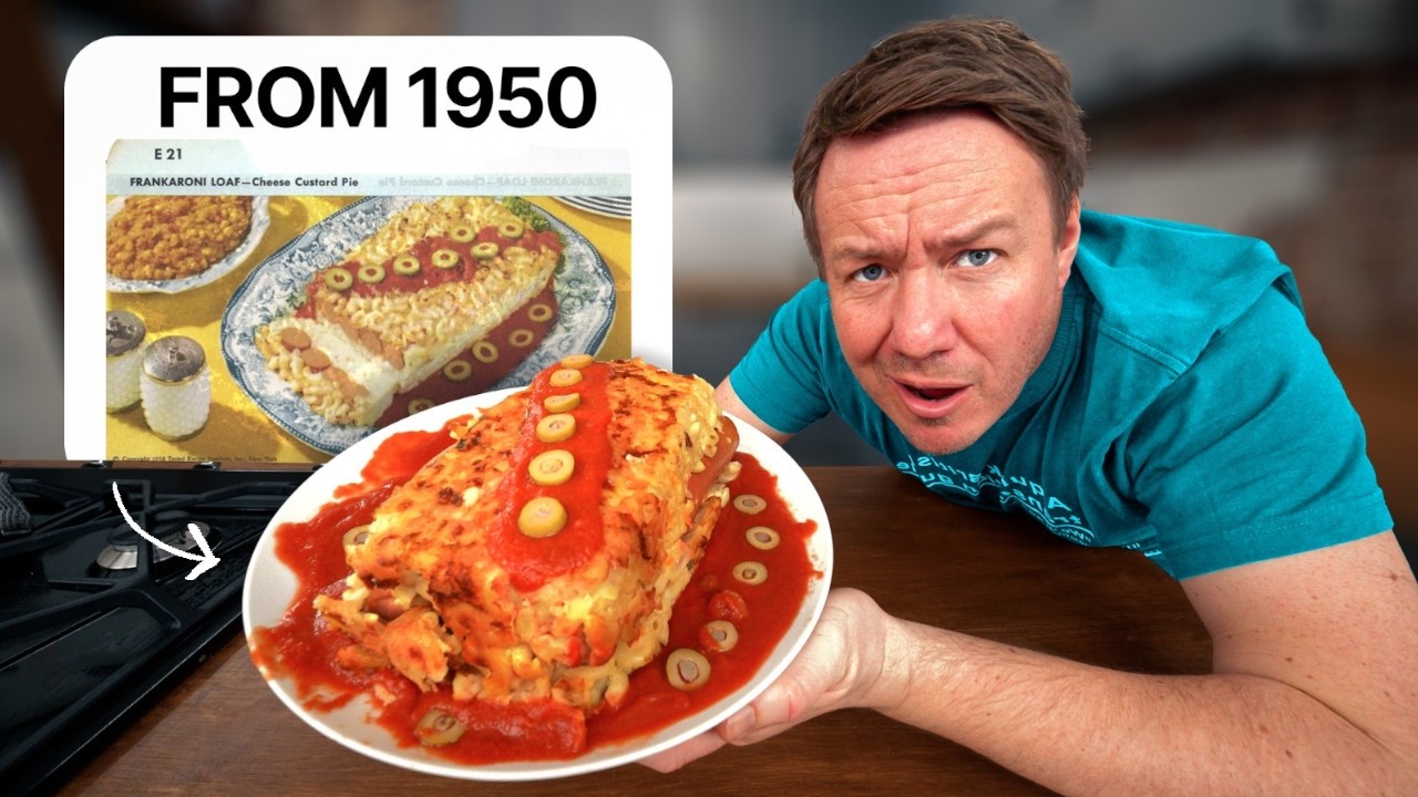Testing Quirky Vintage Recipes: Frankaroni & Noodle Pudding