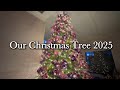 Our Christmas tree setup for this year 2025 🎄✨🌸