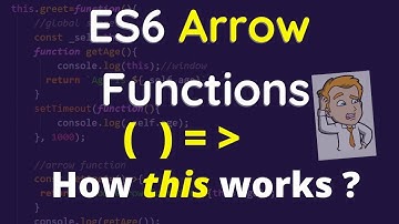 ES6: Arrow functions in JavaScript | How 