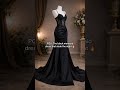 Black Spaghetti Strap Mermaid Gown Corset Bodice - Luulla.com 🔥 #promdress #promdresses #shorts