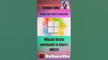 Migrate Oracle workloads to Azure | BRK241