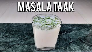 थंडगार मसाला ताक | Masala Chaas Recipe in Marathi | Mattha Recipe | Spiced ButterMilk | Summer Drink