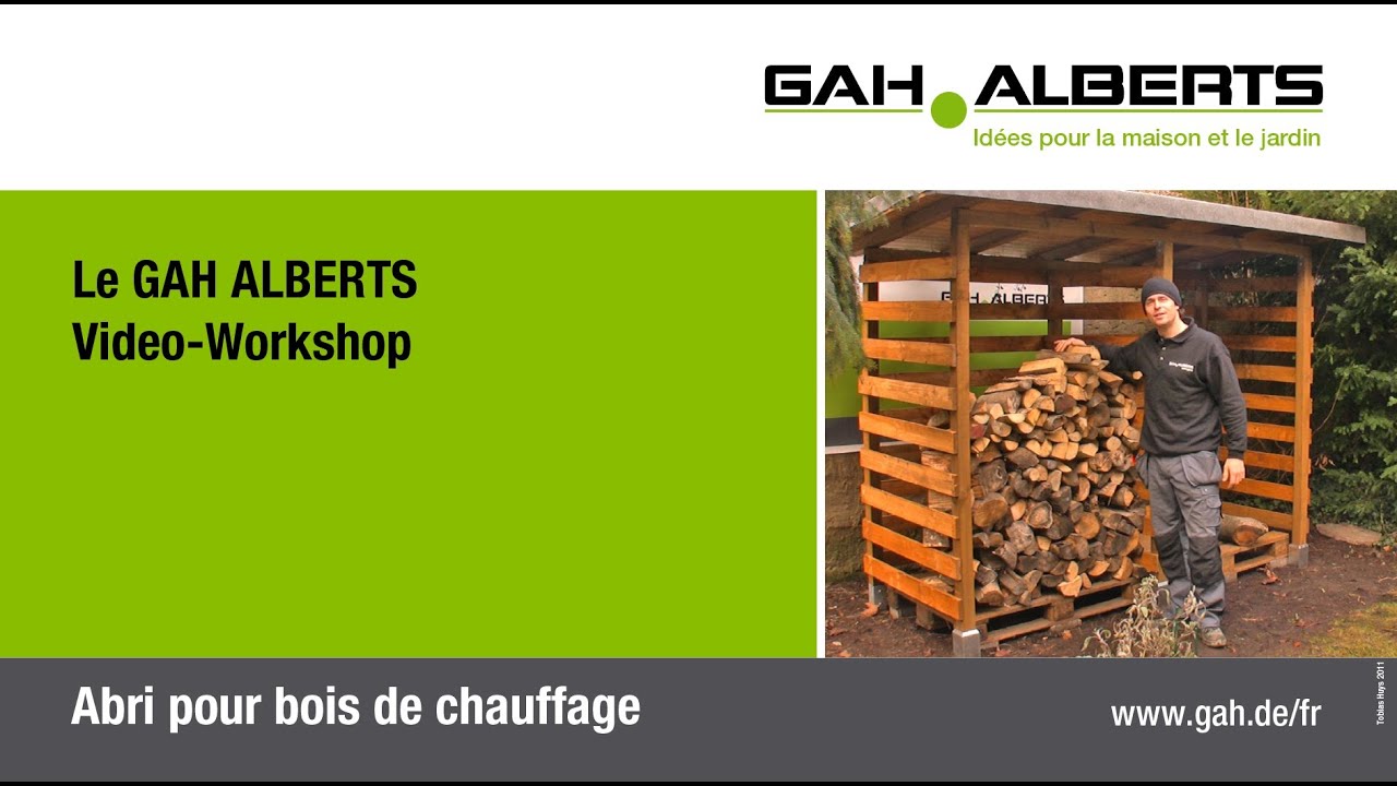 GAH-Alberts: Abri pour bois de chauffage 