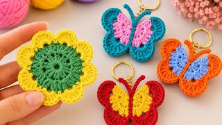You Won't Believe This Crochet Flower Becomes a Butterfly 🦋