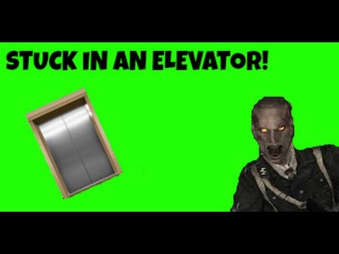 STUCK IN AN ELEVATOR! Call of Duty World at War: Custom Map "FIVE" Glitch