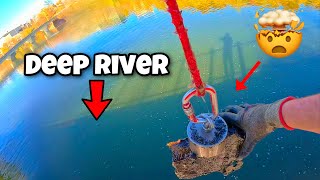 Dragging the ULTIMATE Magnet Deep in the River - You Won’t Believe What I Found!!!