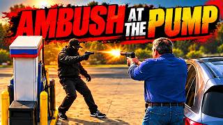 Armed Robber Targets Man at Gas Pump — He Fights Back