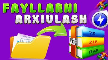🔐🗂FAYLLARNI ARXIVLASH | BANDZIP | ARXIVDAN OCHISH