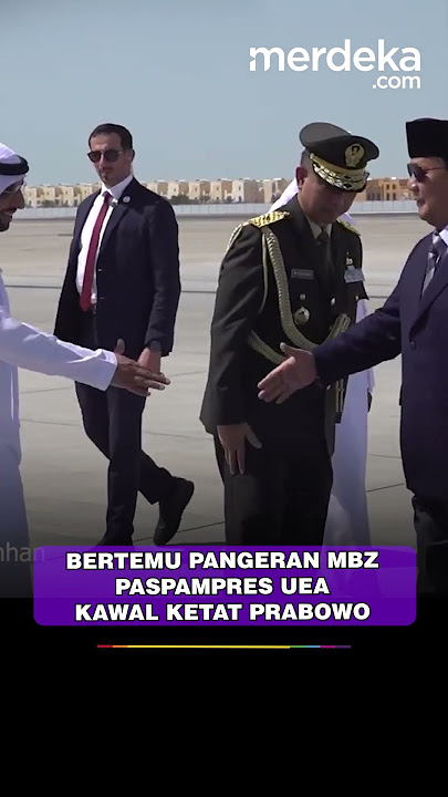 Paspampres UEA Kawal Ketat Prabowo di Bandara #merdekadotcom