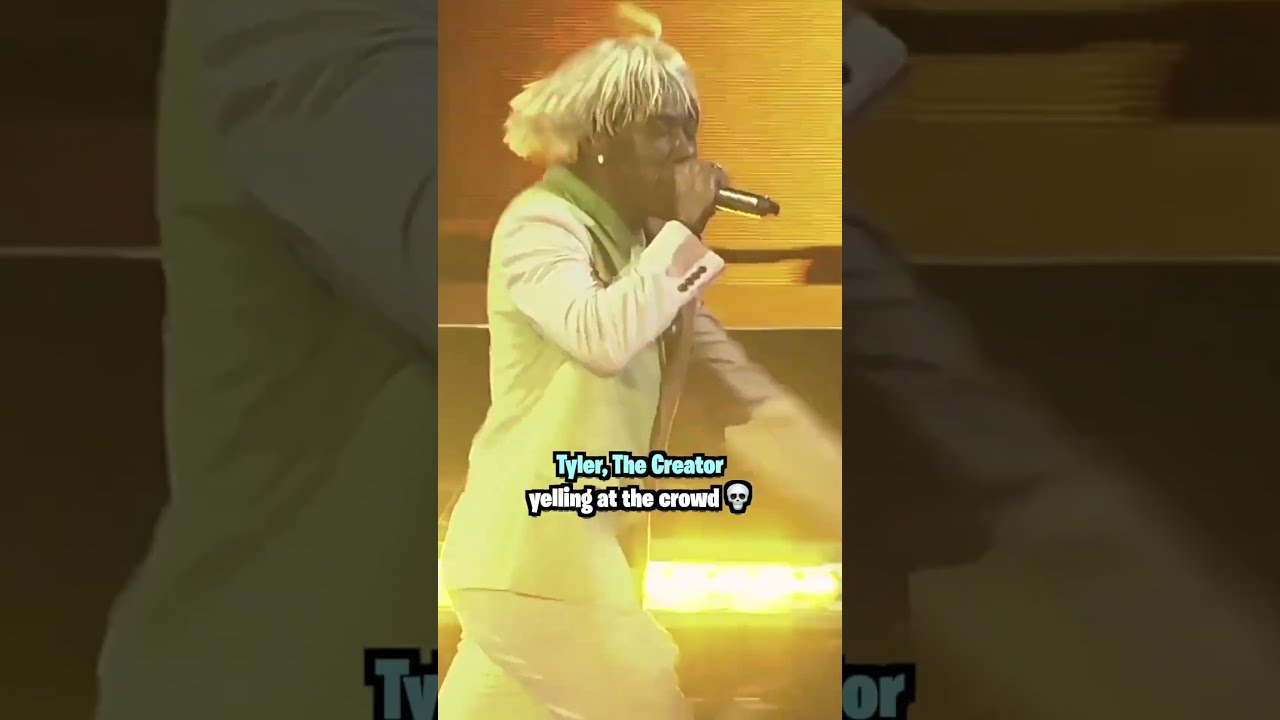 Tyler The Creator Yelling At Crowd 