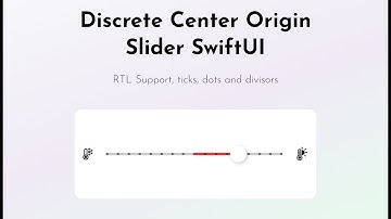Make center-origin discrete slider in SwiftUI
