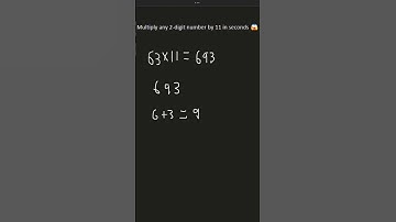 Multiply Any Number by 11 in Just 5 Seconds! 😱 | Genius Math Trick #Shorts #maths